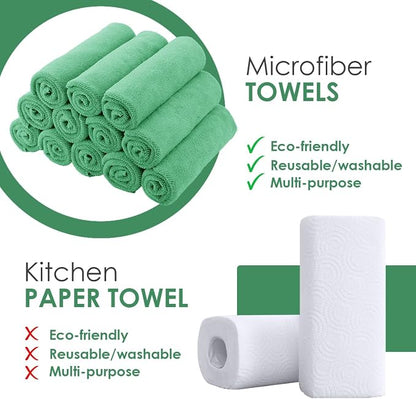 Avalon Towels Microfiber Cleaning Cloths Value Pack of 36 Size 16" x 16" - Image 2