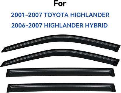 Window Visors Rain Guards Shield - Image 2