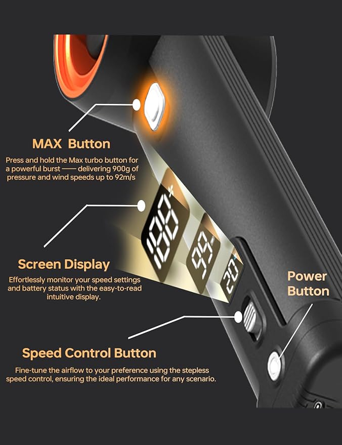 Jet Fan MAX - KiCA Jetfan Car Air Blower and Vacuum Turbo Fan, Electric - Image 2