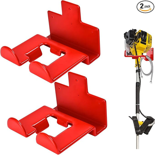 Garage Organization Weedeater Hanger Garage Organizer Trimmer Rack, Wall Mount by Unknown