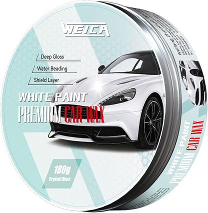 Car Wax for Light & Metallic Cars | White, Pearl | Anti-Yellowing Carnauba | - Image 8