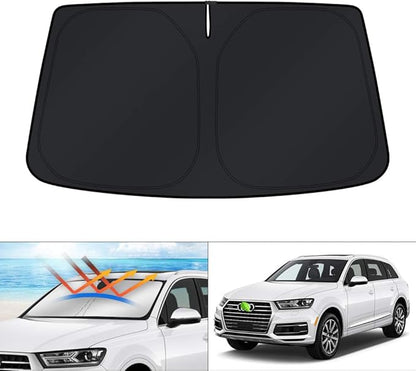 KUST Windshield Sun Shade for Audi Q7 SUV Accessories 2016-2026 Sunshade Sun by KUST