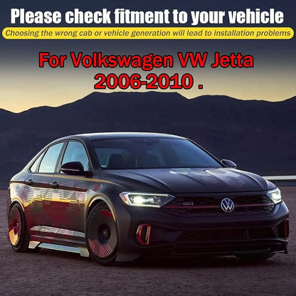 Rain Guards for Volkswagen VW Jetta 2006-2010, Tape-on Side Window Deflectors - Image 6