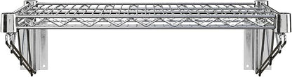 18" x 24" Chrome Wire Wall Mount Shelf - Image 3