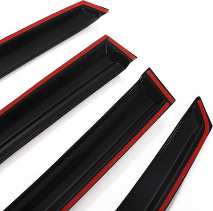 Rain Guards Side Window Visor Vent Outside Mount - Image 8