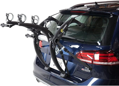 Saris Bones EX 3-Bike Trunk Rack Bicycle Carrier, Anti-Sway Straps, Fits Most - Image 2