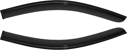 2pc 3D Sun Rain Guard Window Visor Wind Deflector Compatible - Image 2