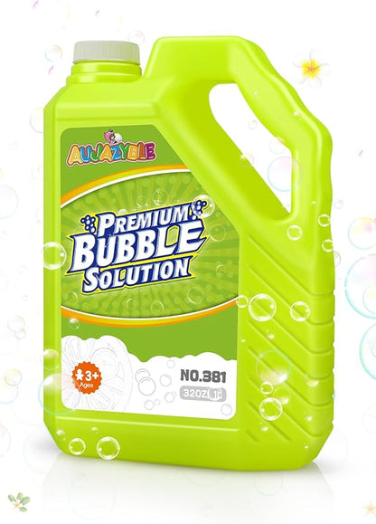 Bubble Solution Refills 32OZ | Giant Bubbles Refill Solution | Bubbles Bulk by Aujazyble