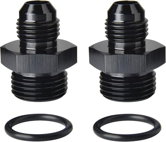 4AN Male Flare to 6AN ORB O-ring Boss Fuel Pump Rail Adapter Fitting Aluminum by Podavelle