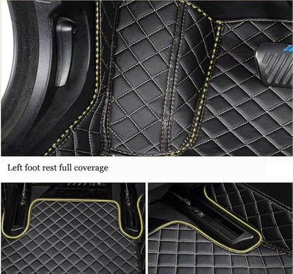 Custom All-Weather Protection Leather Car Floor Mats - Image 6