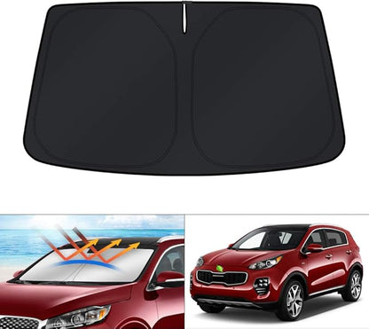 KUST Windshield Sun Shade for 2016-2020 Kia Sorento Accessories, Custom Fit Car by KUST