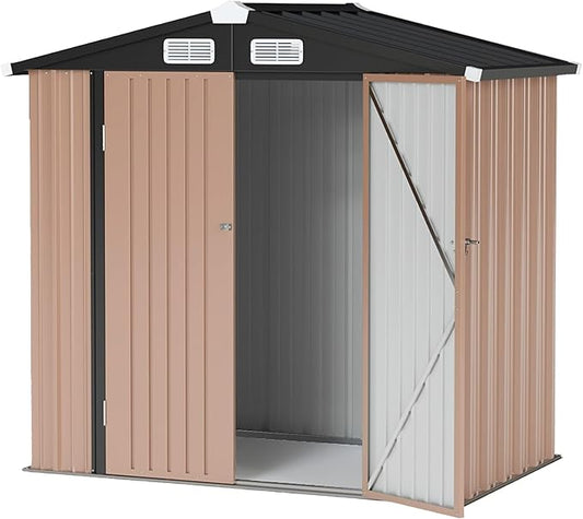 6x4 FT Outdoor Storage Shed by Breezestival