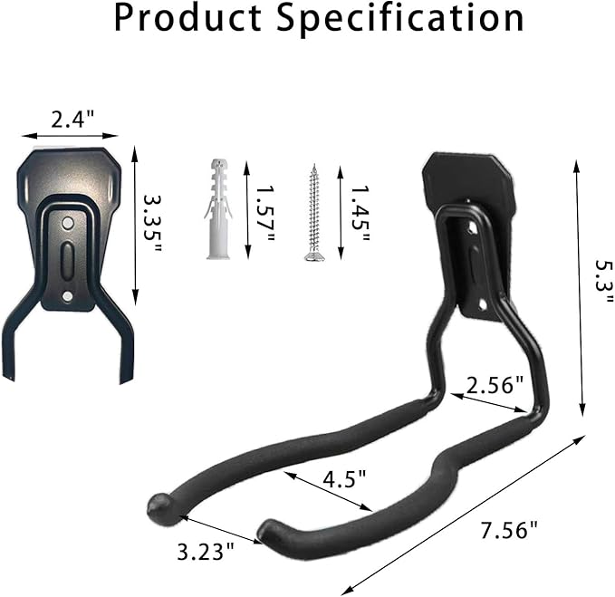 Weedeater Hanger, String Trimmer Hanger and Wall Mounted Power Tool Holder - Image 2