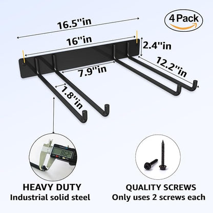 YYR Folding Chair Storage Rack, Garden Tool & Foldable Chairs Organizer Hangers - Image 3