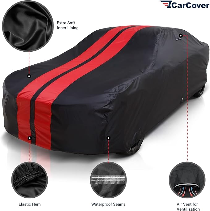 iCarCover Custom Car Cover for 1962-1981 MG MGB Roadster Waterproof All Weather - Image 2