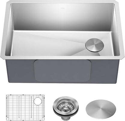 Kraus KHU110-27 Standart PRO 27-inch 16 Gauge Undermount Single Bowl Set - Image 4