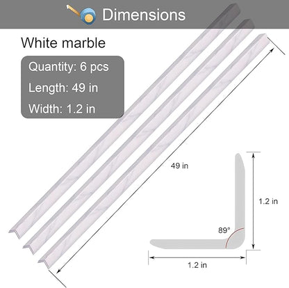 6 Pcs 49" Wall Corner Protector Trim - Image 5