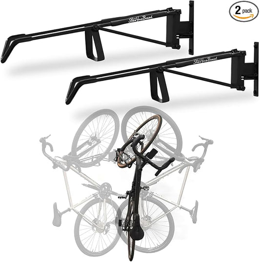 StoreYourBoard SwivelStow Road & Gravel Bike Storage 2 Pack – Heavy Duty Bike by StoreYourBoard