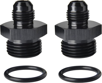 8AN Male Flare to 12AN 12 ORB O-ring Boss Fuel Rail Adapter Fitting Aluminum by Podavelle