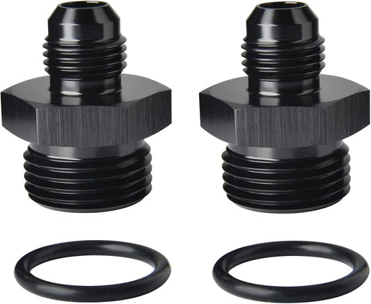 8AN Male Flare to 12AN 12 ORB O-ring Boss Fuel Rail Adapter Fitting Aluminum by Podavelle