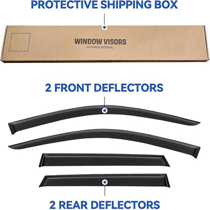 Window Visors Rain Guards Shield - Image 5