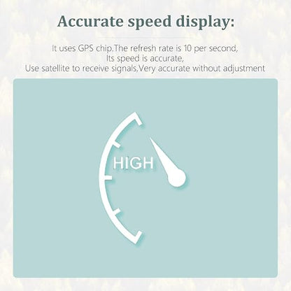 Speedometer HUD, GPS Digital Speed Meter - Image 8