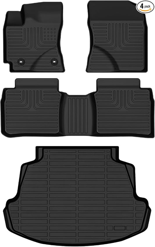 Wayhigh-All Weather Floor Mats and Cargo Liners Set by Wayhigh