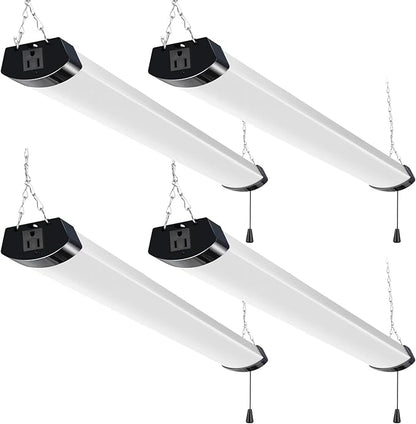 hykolity 120W LED Shop Light Linkable, 5000K 4FT Black Utility Shop Lights by hykolity