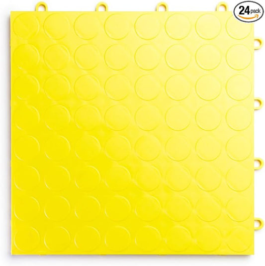 RaceDeck CircleTrac, Durable Interlocking Modular Garage Flooring Tile by BigFloors