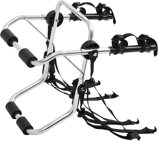 Rockland Aluminum 2-Bike Rack, 70 lbs Capacity, Lightweight Trunk Mount Bike by Rockland