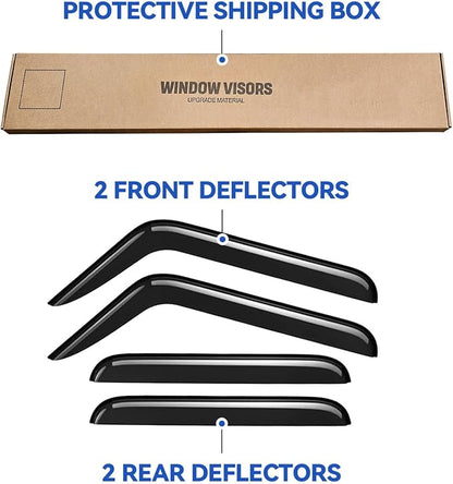 Window Visors Rain Guards Shield - Image 5