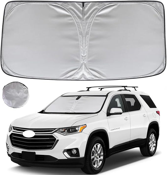KAYZT Windshield Sun Shade for 2018-2024 Che-vrolet/Chevy Traverse LS, High by KAYZT