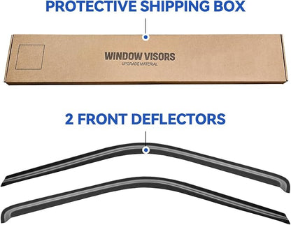 Window Visors Rain Guards for 1988-1999 Chevy/GMC C/K 1500/2500/3500 Standard - Image 5