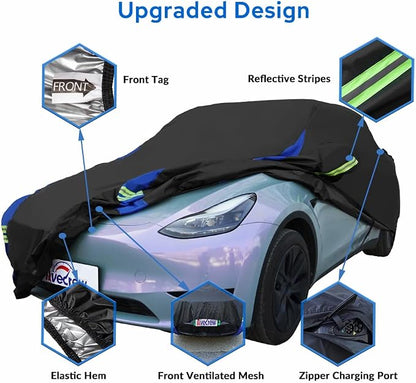 Avecrew Car Cover for Tesla Model Y, Custom Fit Full Exterior Cover - Image 2