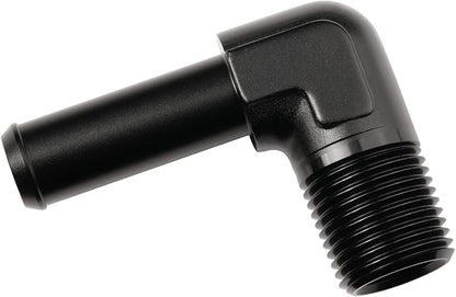 1/2 NPT Male to 5/8" Hose Barb Fitting Adapter 90 Degree Elbow Aluminum Black by Podavelle