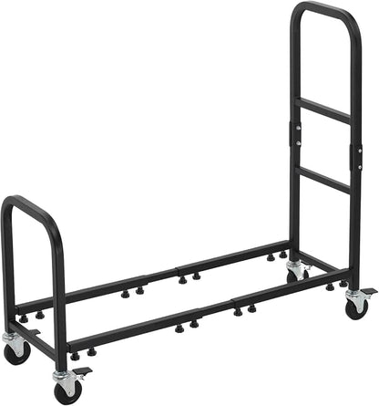 Rolling Tire Rack 43.5" x 13" x 37.4", 2 in 1 Metal Garage Tire Storage Rack - Image 9