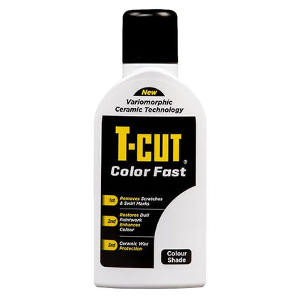 T-Cut White Scratch Remover Color Fast Paintwork Restorer Car Polish, 13 Colors by T-Cut