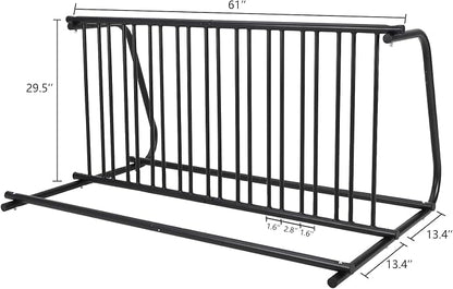 Commercial Bike Rack Garage Floor, Grid Bike Rack in Ground, 10-Bike Capacity - Image 9