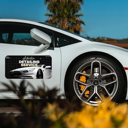 Custom Car Magnet for Business 2 Pack | Personalized Logo, and Image Reflective - Image 7
