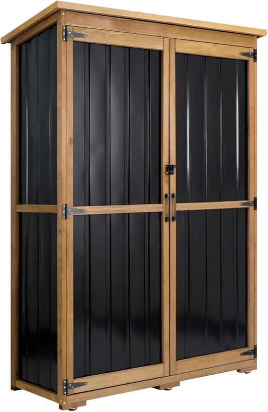 Outdoor Storage Cabinet Waterproof, Outside Cabinets Weatherproof by PETSCOSSET