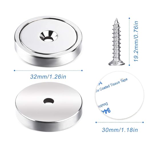 LOVIMAG Neodymium Cup Magnets, 110LBS Holding Force Strong Rare Earth Magnets - Image 2
