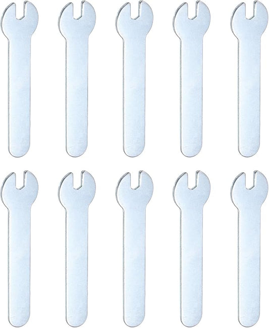 HARFINGTON 10pcs Small Wrench 4x66x1.5mm Metric U-Shaped Single Open Ended by HARFINGTON