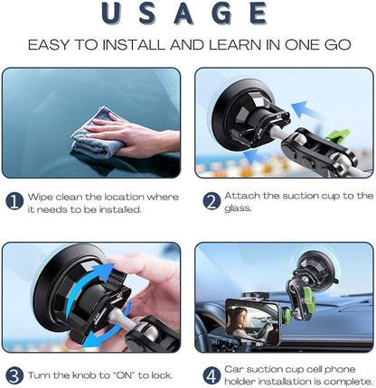 Suction Cup Phone Mount, Ultra-Stable Phone Holder - Image 6