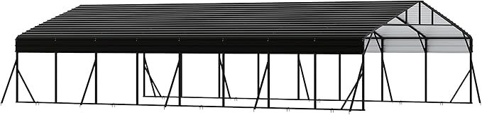 20' x 40' Heavy Duty Metal Carport - Image 8