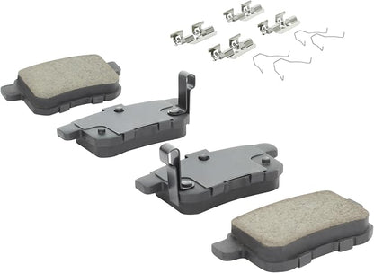 Premium Semi-Metallic Rear Brake Pads Compatible - Image 2