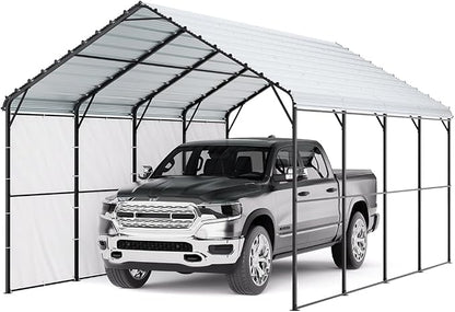 VEVOR Heavy Duty Metal Carport, Car Tent Garage Shade by VEVOR