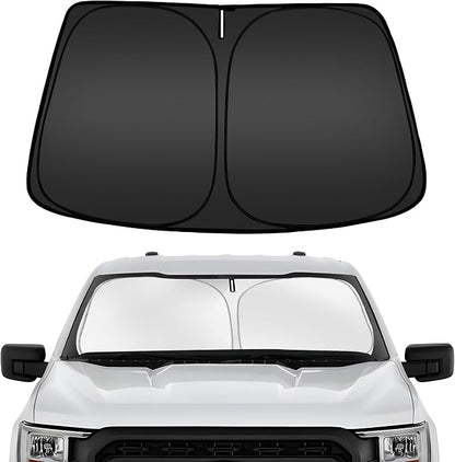 ARISMOTOR Windshield Sun Shade for Ford F-150 F150 2021-2025, Custom Fit by ARISMOTOR