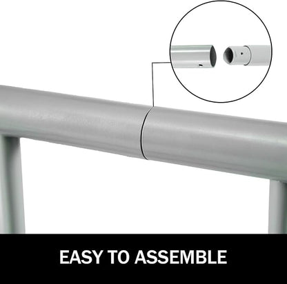 BestEquip 111" Length Floor Bike Rack, 9 Holders All-Steel Grid Bike Rack - Image 7