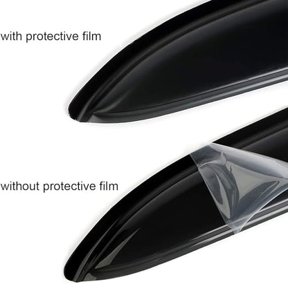 4pcs Outside Mount Style Sun Rain Guard Durable Side Window Wind Deflectors - Image 6