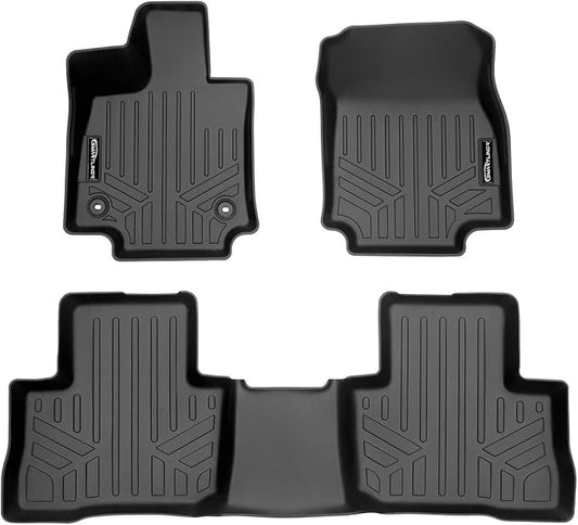 SMARTLINER Custom Fit All Weather 2 Row Floor Mats Liner Set Compatible by SMARTLINER-USA